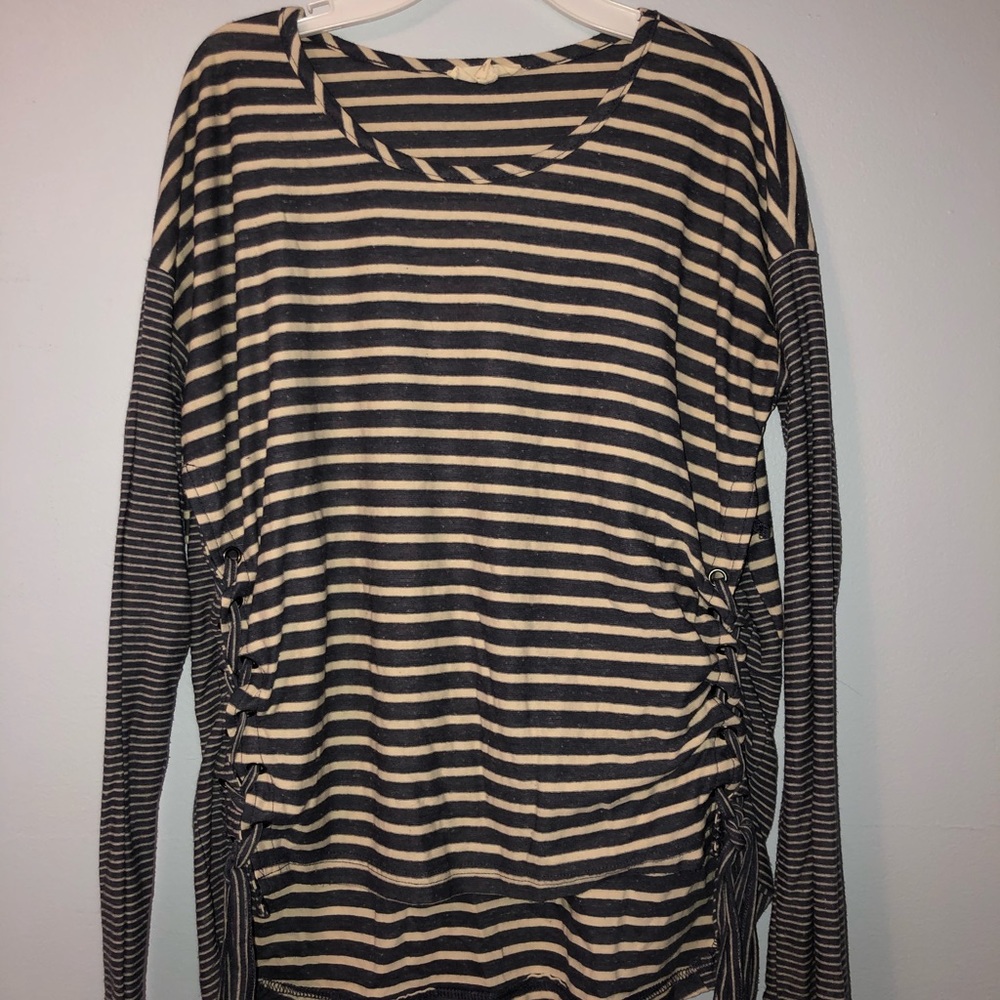 Striped Shirt by Hem and Thread